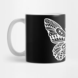 Abstract butterfly 03 white Mug